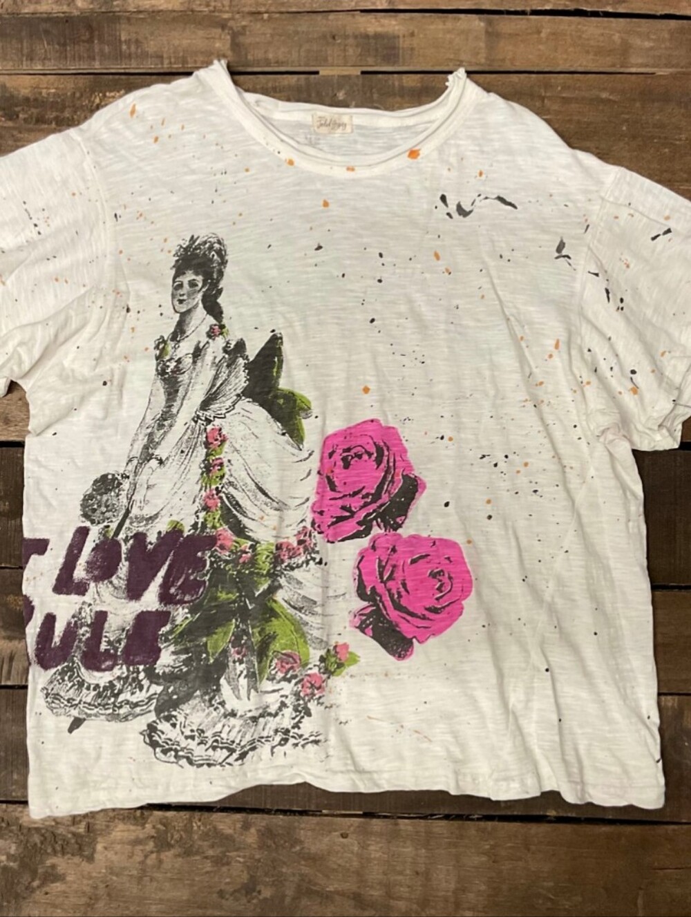 ❣️1 LEFT❣️🔥BRAND NEW Worn And Weathered Tee House Of Jaded Gypsy PRICE FIRM